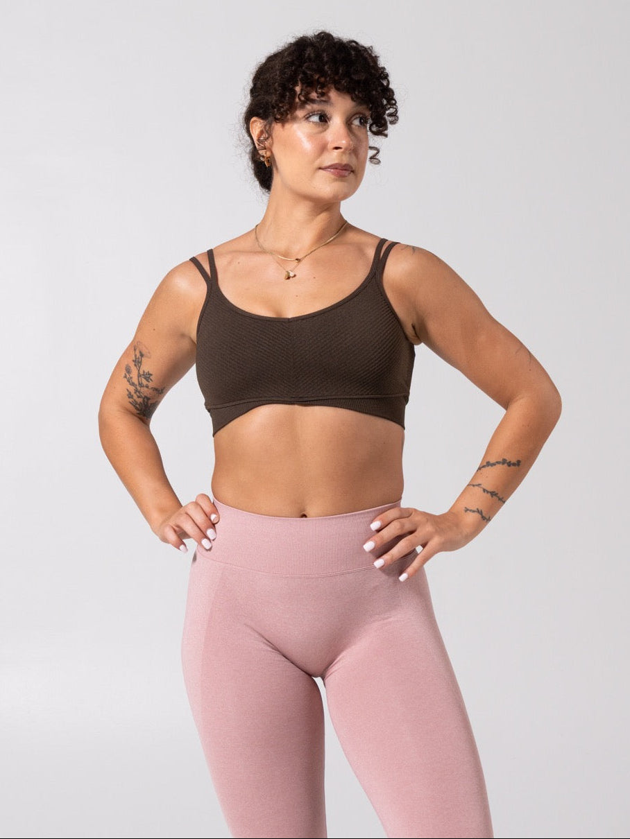 Shape Seamless Sports Bra - Cold Brew