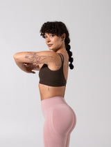 Thumbnail 9 of Shape Seamless Sports Bra - Cold Brew, 9 of 10