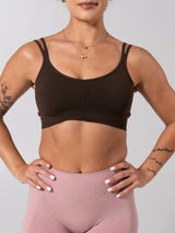 Thumbnail 4 of Shape Seamless Sports Bra - Cold Brew, 4 of 10