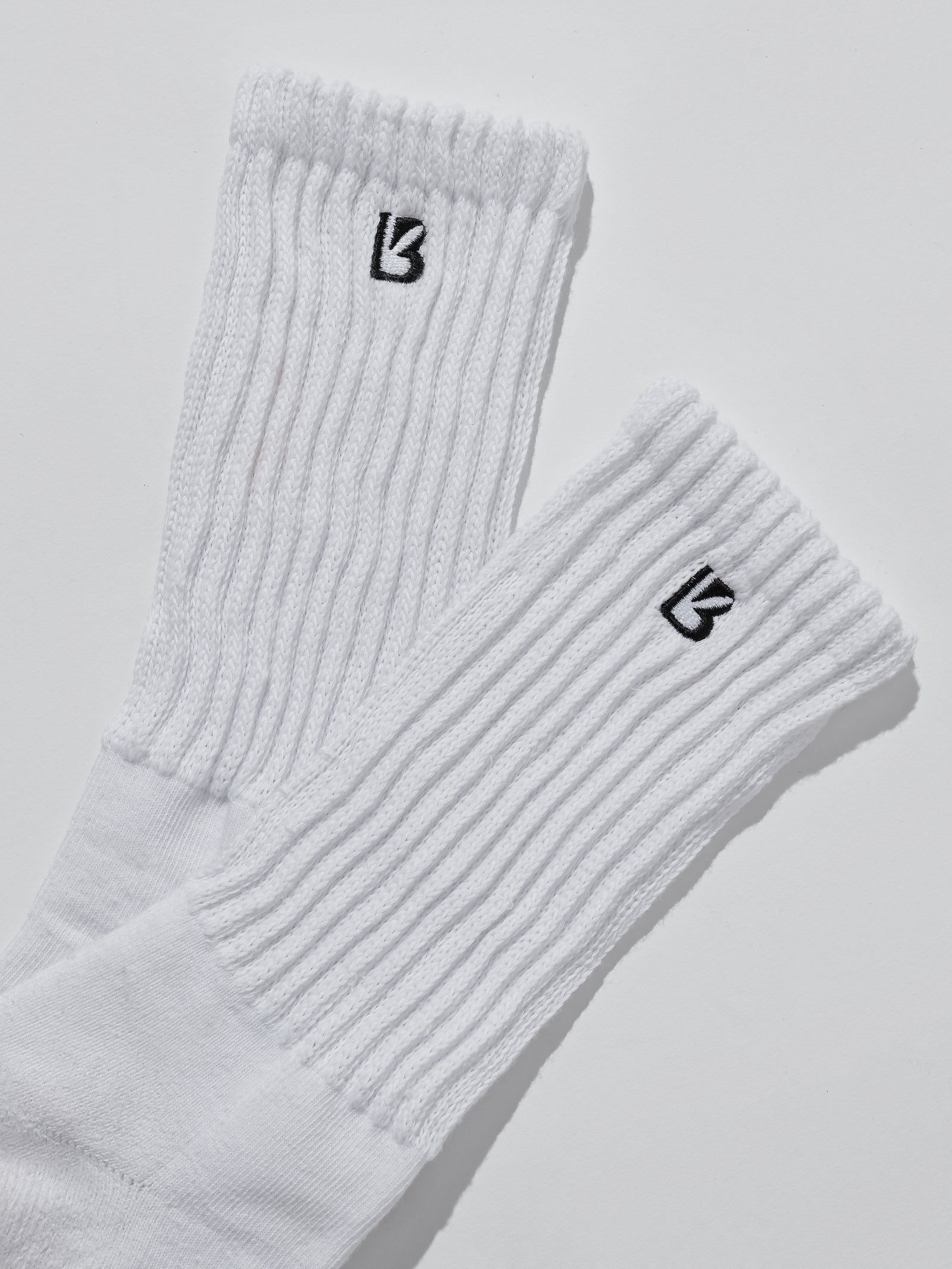 Scrunch Socks - White/Black