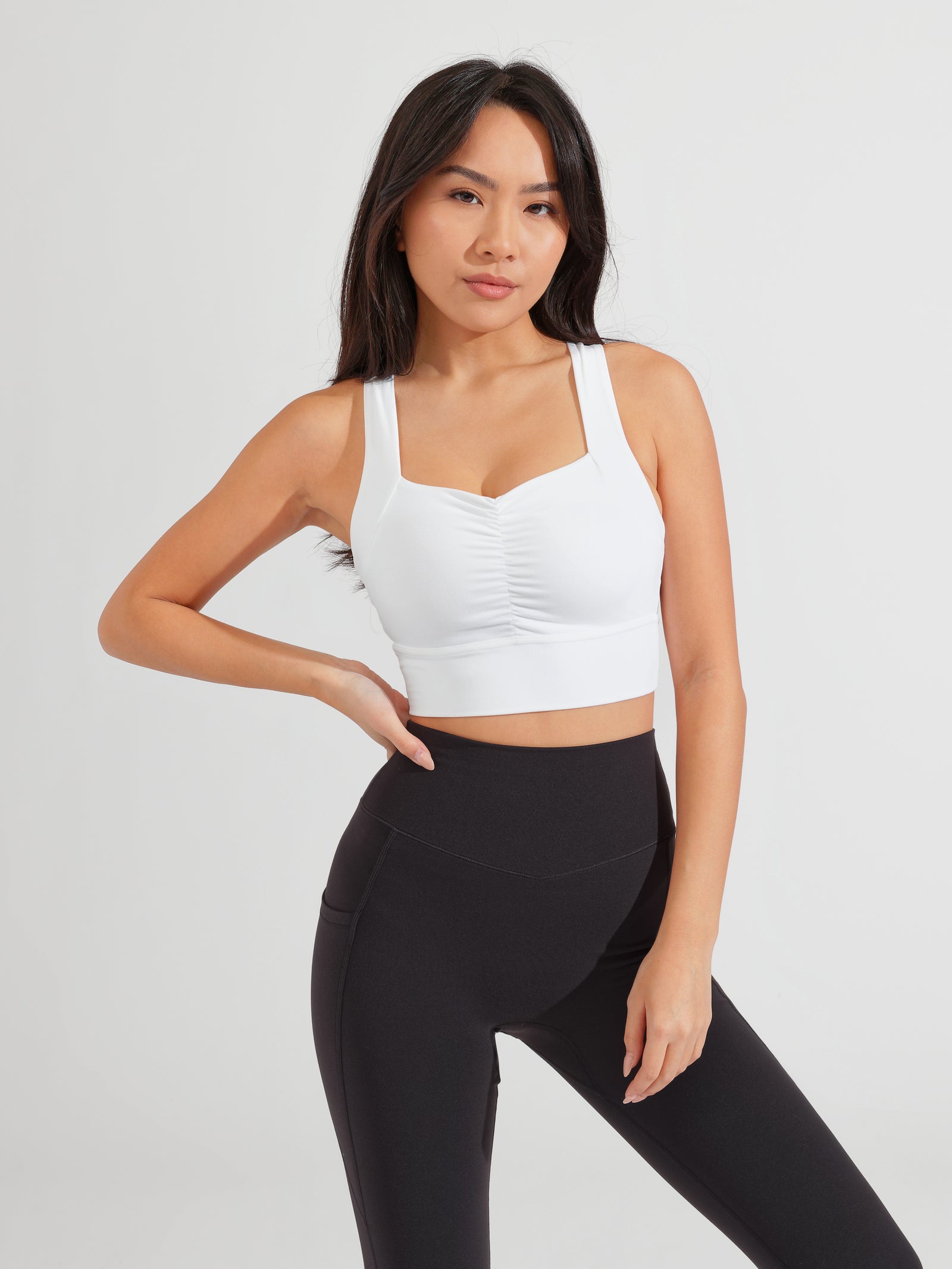 Bloom Sports Bra - White