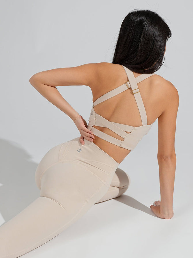 Candy Wrap Sports Bra Stardust