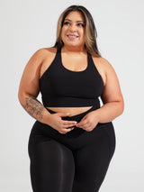 Thumbnail 1 of Rosa Sports Bra - Onyx Black, 1 of 9