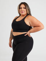 Thumbnail 3 of Rosa Sports Bra - Onyx Black, 3 of 9